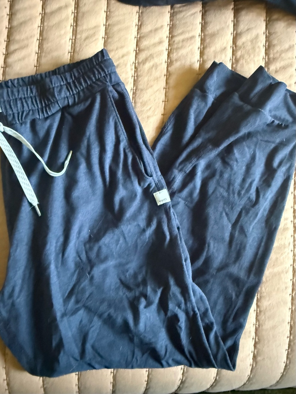 Vuori performance Halo Navy Zip Hoodie & Jogger Set - Picture 3 of 3